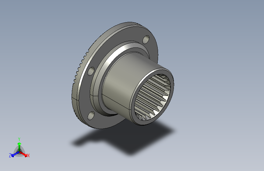 缓速器用不同规格汽车端面齿法兰