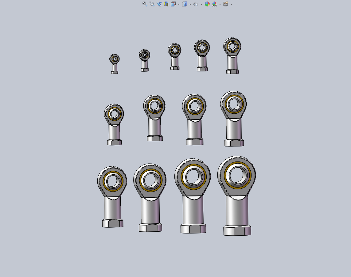 内螺纹自润滑杆端关节轴承