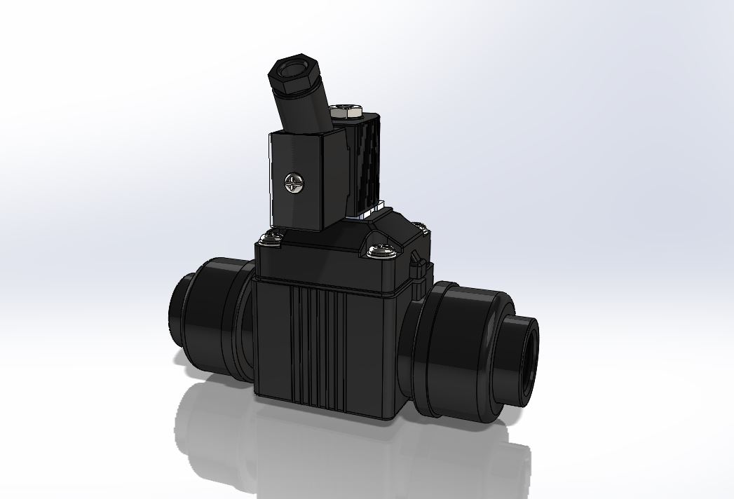 6228型伯克特电磁阀G1-2 24V NC PP阀体