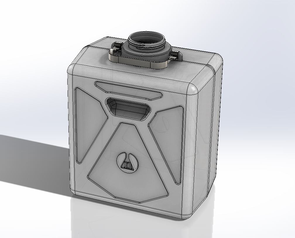 Nalgene可热压罐jerrycan 20l，带盖或不带盖