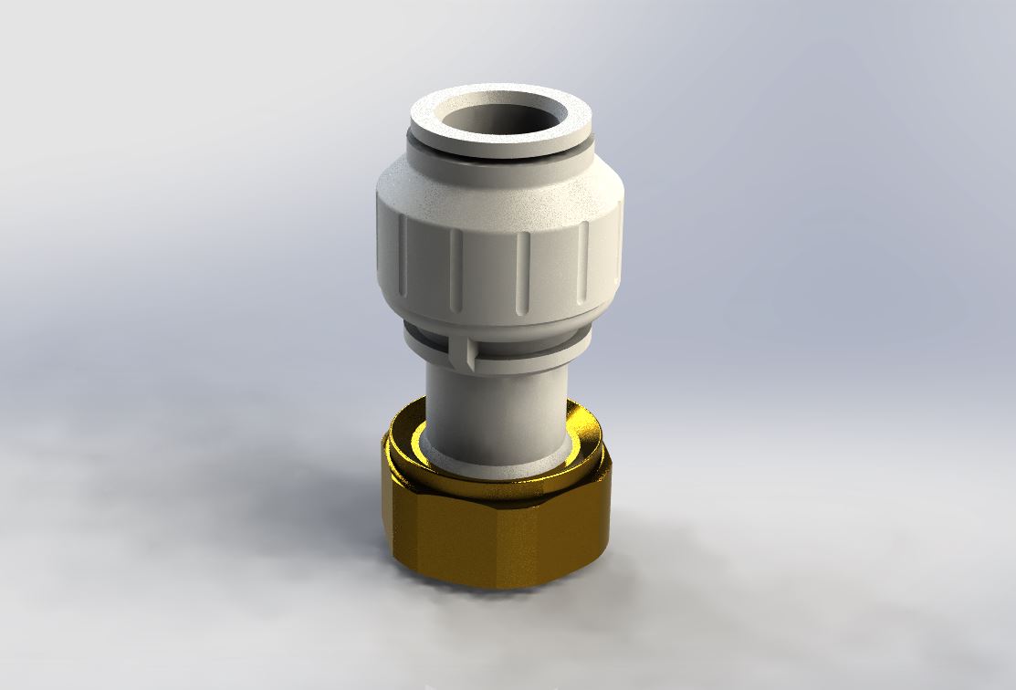 安装JG speed fit-15直通接头