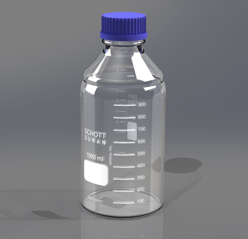 实验室瓶1l GL45溶液瓶