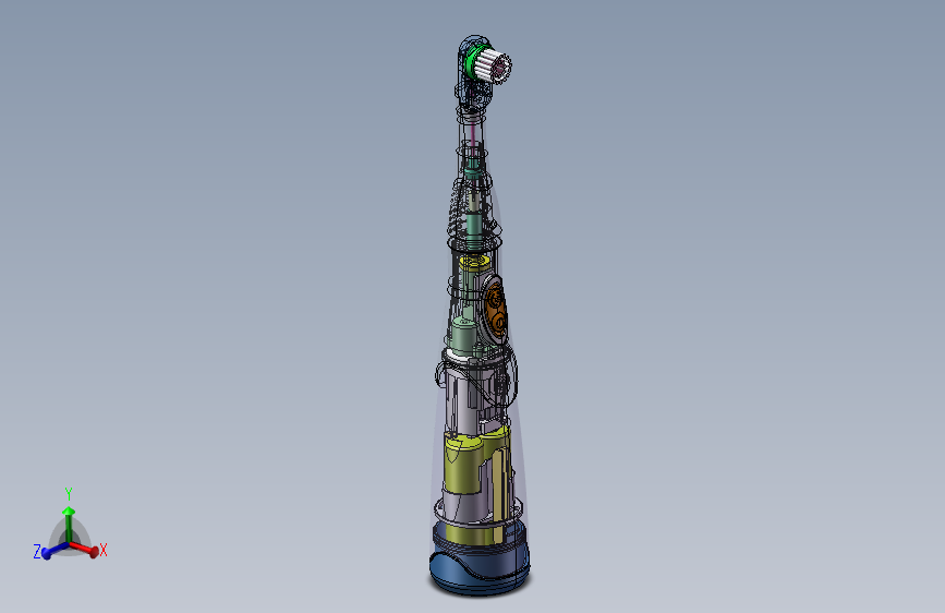 结构详细的电动牙刷模型