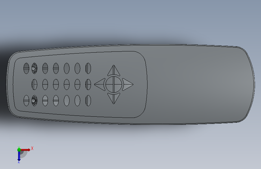 遥控器_SOLIDWORKS 2019_模型图纸下载 – 懒石网