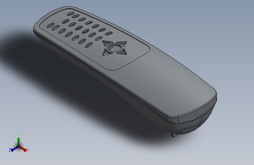 遥控器_SOLIDWORKS 2019_模型图纸下载 – 懒石网
