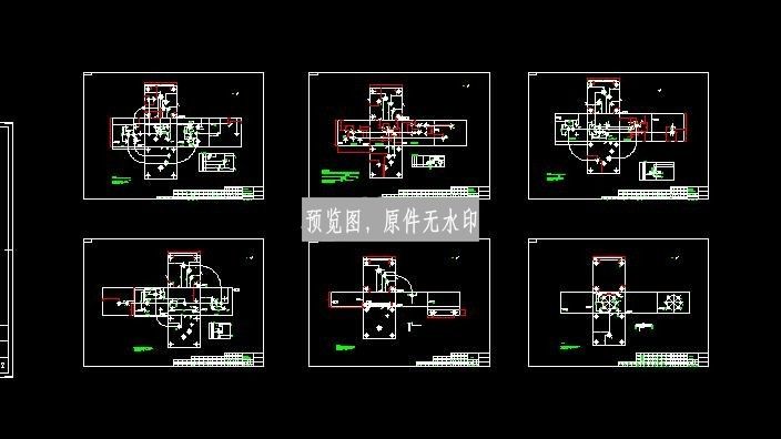 液压泵站结构套图CAD图纸