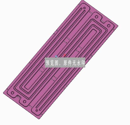 一款液冷电池箱系统三维图