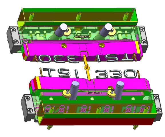 汽车字牌注塑模具