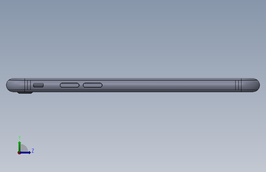 iphone8模型 左侧视图