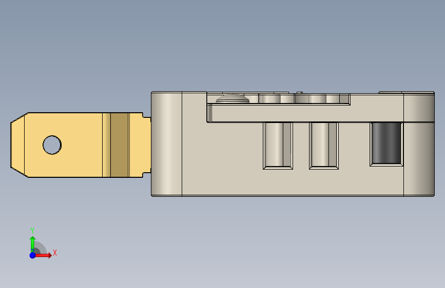 微动开关D459-V3AA RS 159-4411_SOLIDWORKS 2012_模型图纸下载 – 懒石网
