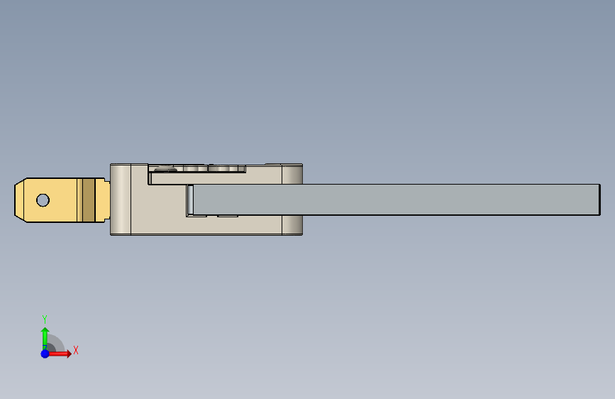 微动开关D459-V3LL RS 159-4433_SOLIDWORKS 2012_模型图纸下载 – 懒石网