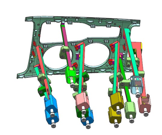 极冷极热汽车上盖板注塑模具