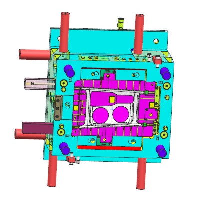 极冷极热汽车上盖板注塑模具