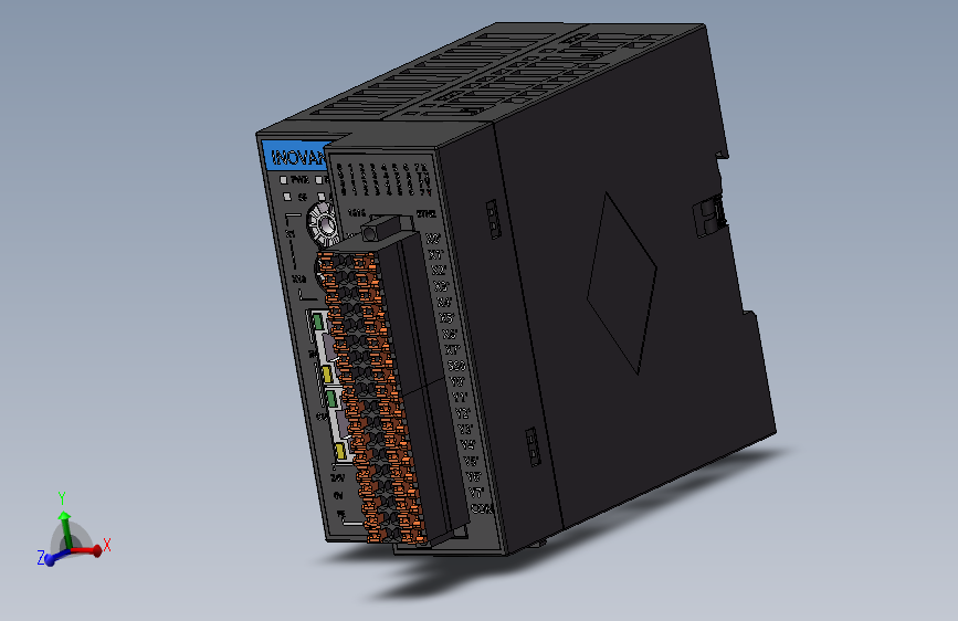 汇川中型PLC输入输出模块 GL10-1616ETN
