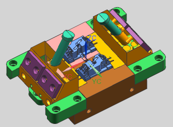 玩具赛车车头注塑模具设计
