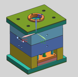 玩具赛车车头注塑模具设计