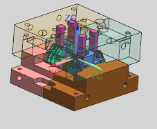 玩具赛车车头注塑模具设计