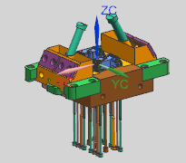 玩具赛车车头注塑模具设计