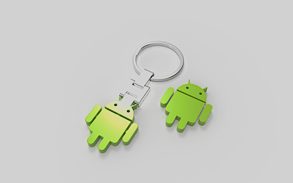 Android钥匙圈和徽标