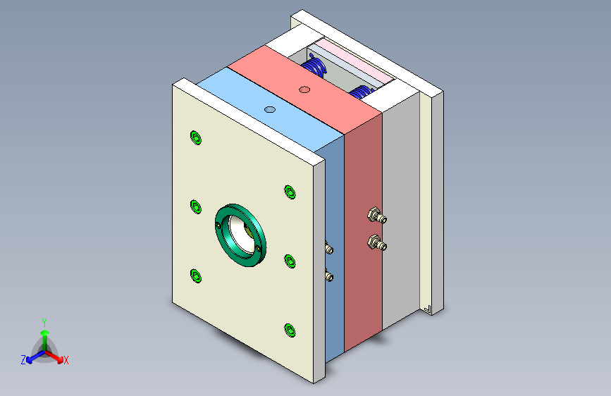 插座上壳注塑模具设计图纸三维+CAD+说明书