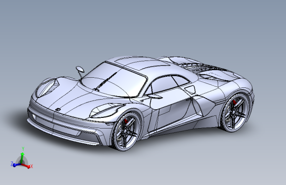 Super sport car超级跑车模型