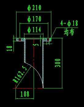 DN100-00旋流除砂器CAD图纸