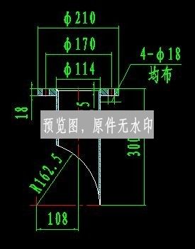 DN100-00旋流除砂器CAD图纸