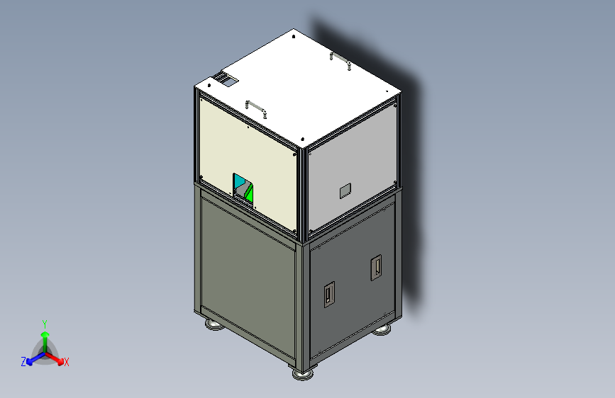 产品自动装袋设备三维模型