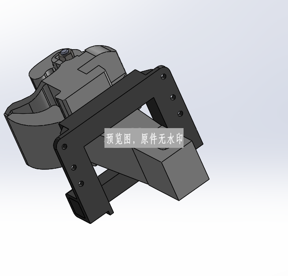 13号车钩模型三维SW模型