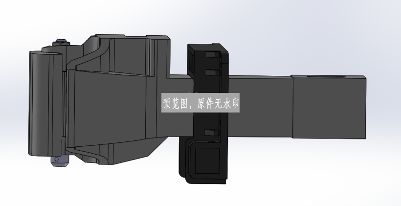 13号车钩模型三维SW模型