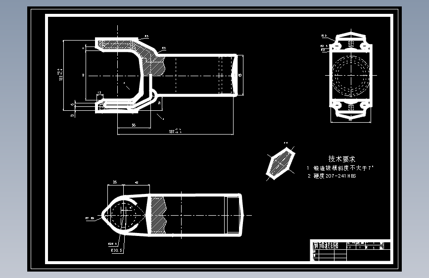 KCSJ-03 万向节滑动叉工艺与钻4-m8孔夹具设计