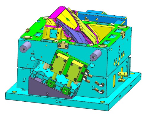 汽车仪表板左右装饰条注塑模具
