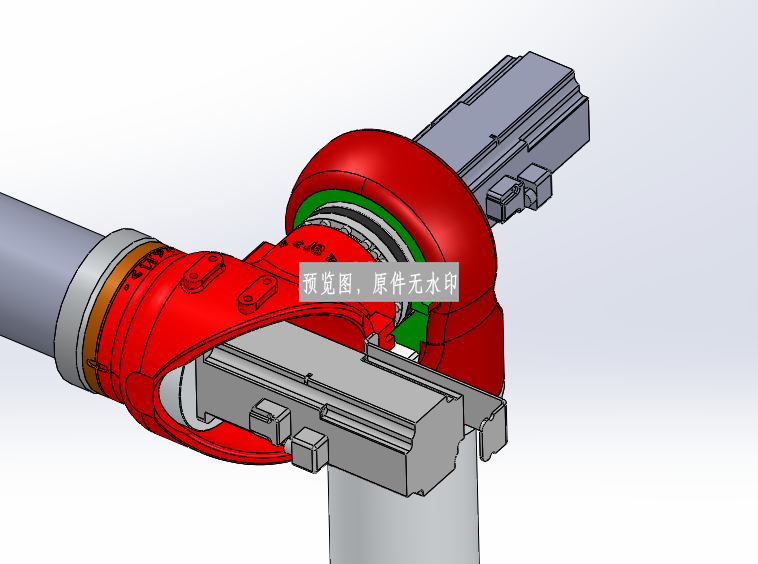 六轴焊接工业机器人三维模型