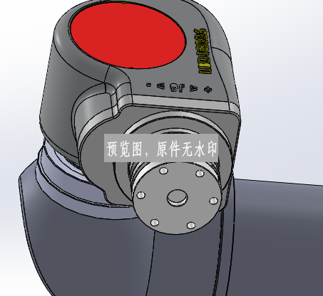 六轴焊接工业机器人三维模型