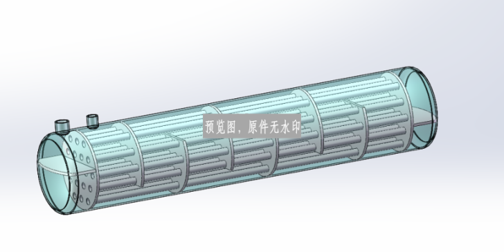 管式换热器三维SW模型