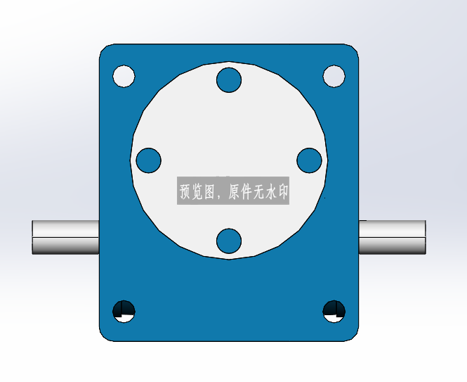 丝杆升降台三维模型
