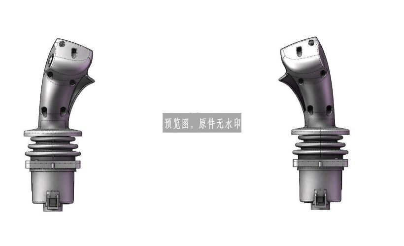 双持按钮手柄-R-L三维SW模型
