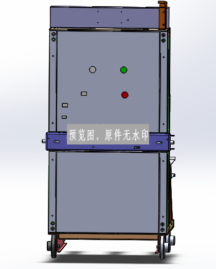 落地式手车三维SW模型