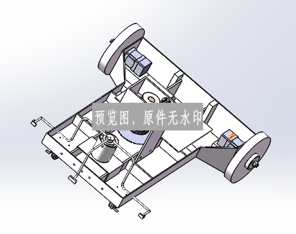 碰撞割草机器人三维SW模型