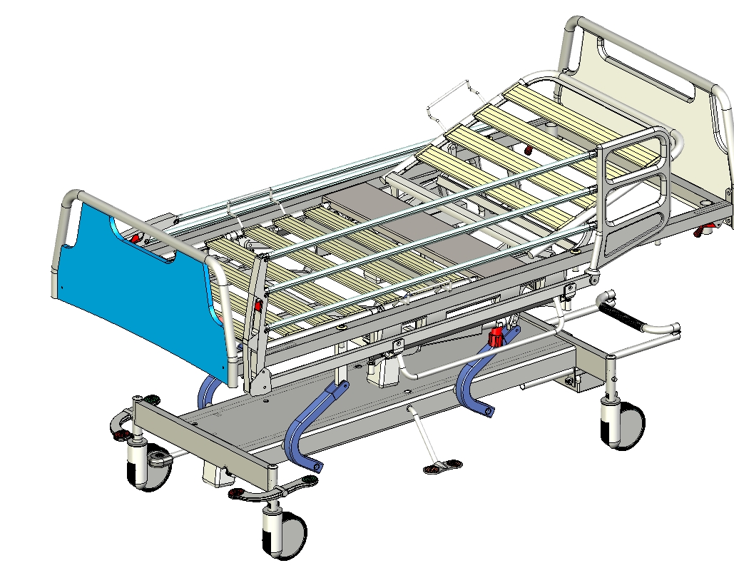 医院病床模型图