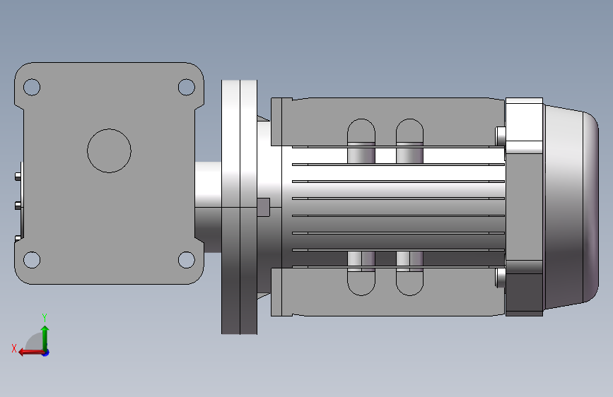 DSWL1T-P-2A-I-1600-A-0.18KW 背面视图