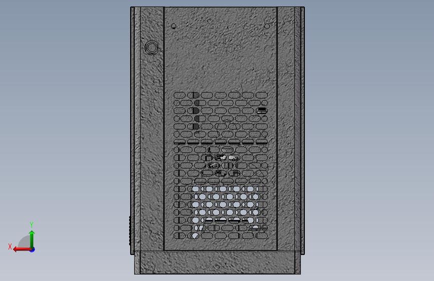 22kw-螺杆式空压机 背面视图
