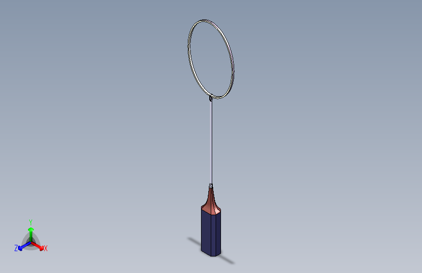 羽毛球拍CATIA