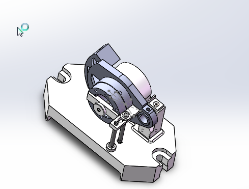 行星轮支架-铣削止口夹具+工艺-八色印花机行星支架