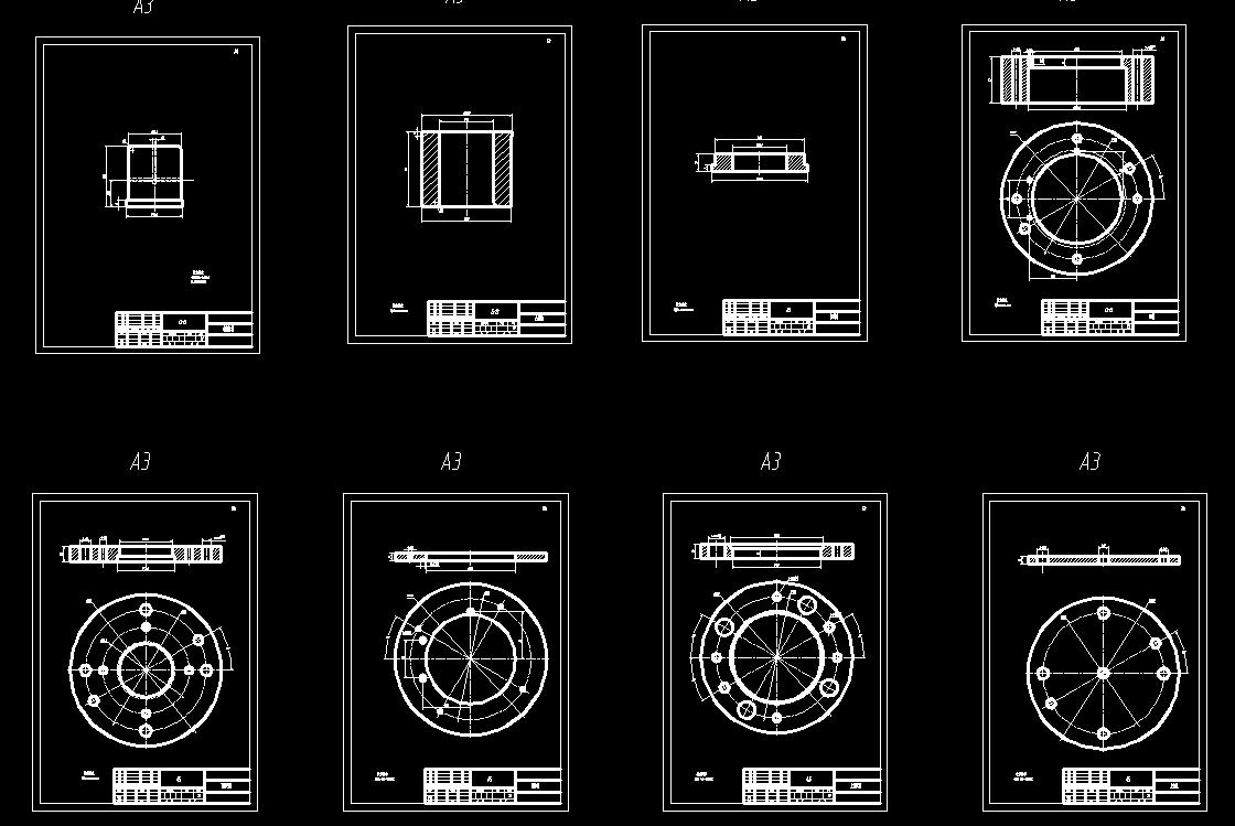 圆筒件落料拉深复合模(CAD图+Proe三维)