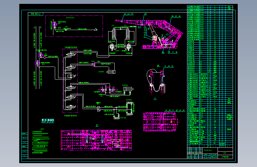 ZY4000／10／23掩护式液压支架图纸CAD+说明书