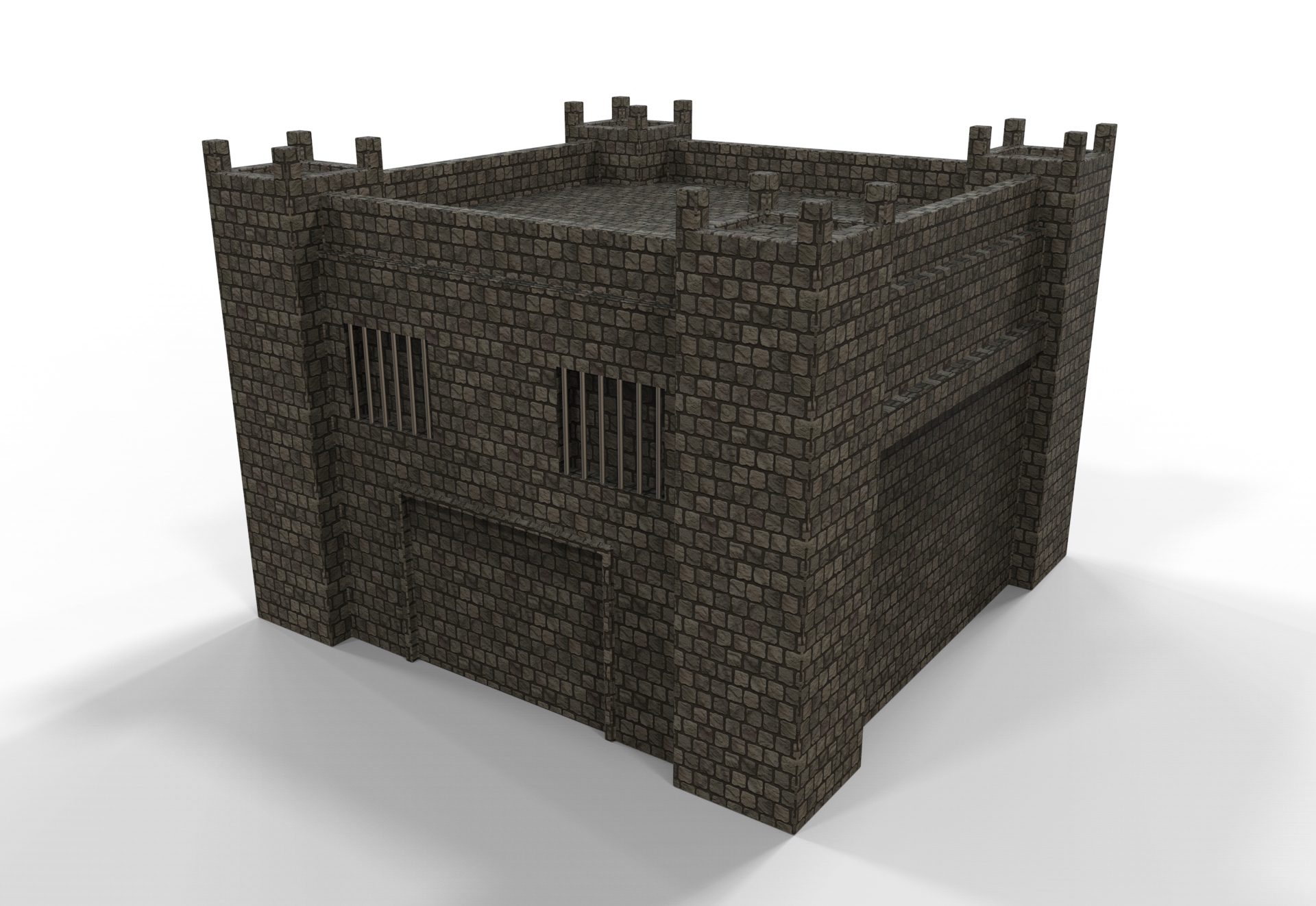 Solidworks Castle Drawing 一座小城堡_SOLIDWORKS 2015_模型图纸下载 – 懒石网
