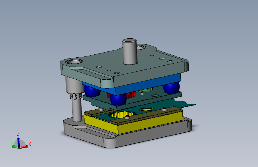 原稿！！YB212-电机转子铁芯冲压级进模设计含 solidwork三维
