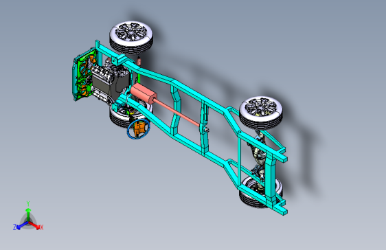 基于二类底盘售货车制动系统的设计【三维CATIA】【7张CAD图纸+文档】