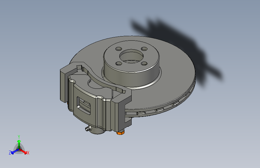 盘式制动器的设计-商务车【三维CATIA】[4张CAD图纸+文档]